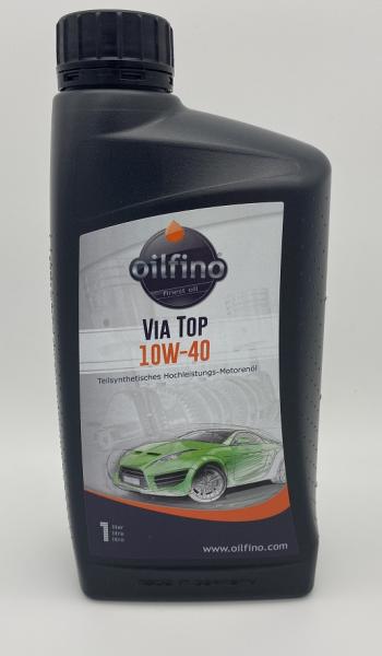 Oilfino Via Top 10W-40 1 Liter  -auslaufend: Restbestand beachten!